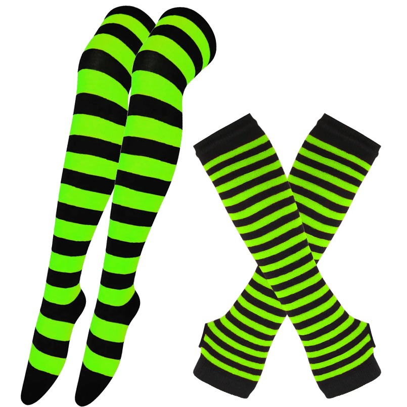 Christmas Stocking Hanging - Women Thigh High Socks Arm Sleeve