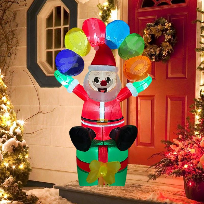 Blow Up Santa Inflatable Decor - Christmas Lights Outdoor recension och pris