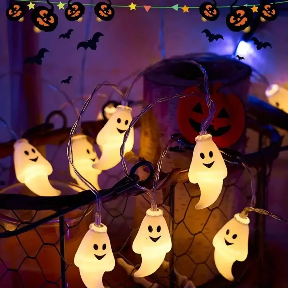Battery Ghost LED String Light - Led Fairy String Lights recension och pris