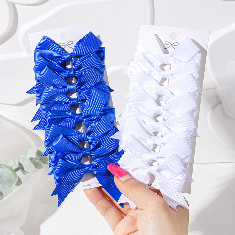 2/4/6PCS Blue White Ribbon Bow - Ribbon Bow Gift recension och pris