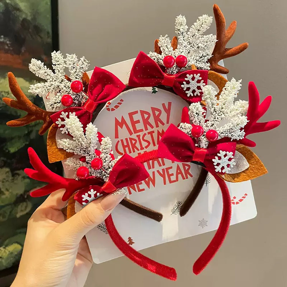 Cute Hair Accessories Environm - Reindeer Antlers Headband recension och pris