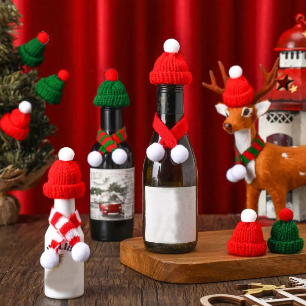 10Pcs 3.5x5cm Mini Christmas K - Santa Hat Plush recension och pris