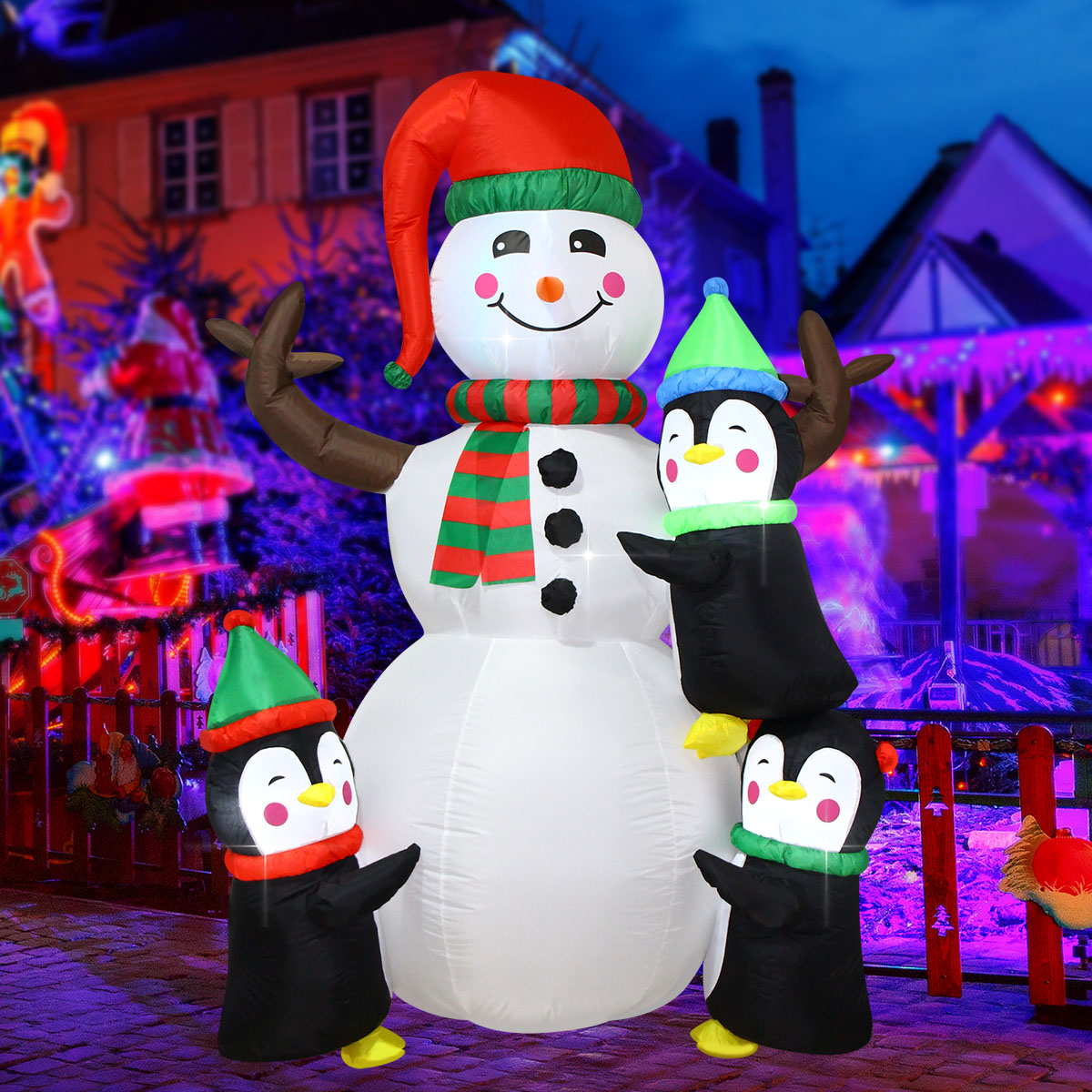 Christmas Inflatable Outdoor D - Christmas Lights Outdoor recension och pris