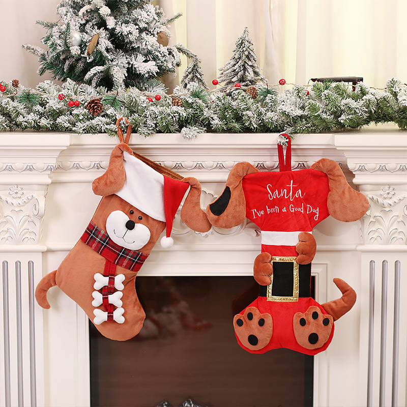 3D Animal Christmas Stockings  - Christmas Stocking Hanging recension och pris