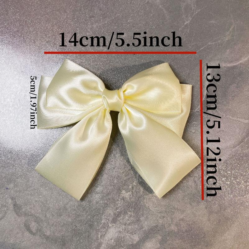 Solid Color Bow Ribbon Hair Cl - Ribbon Bow Gift recension och pris