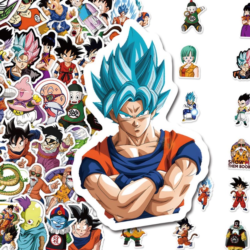 60pcs Anime Dragon Ball sticke - Ornament Ball Set recension och pris