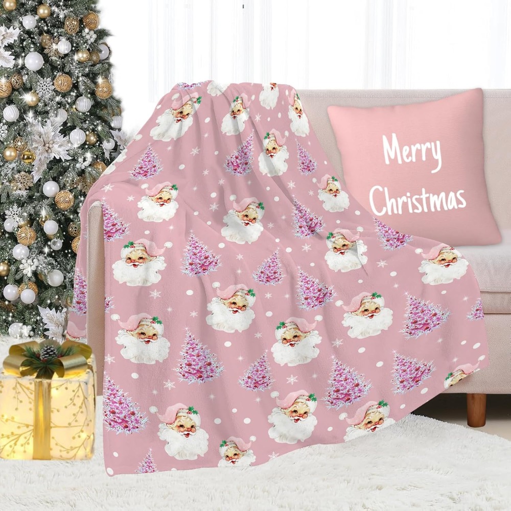 Soft Plush Christmas Blanket,C - Christmas Throw Blanket recension och pris