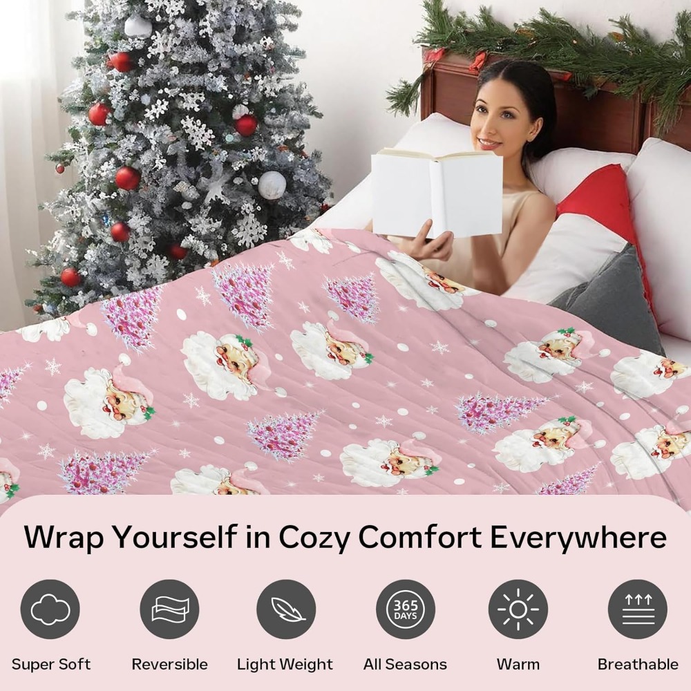 Soft Plush Christmas Blanket,C - Christmas Throw Blanket recension och pris