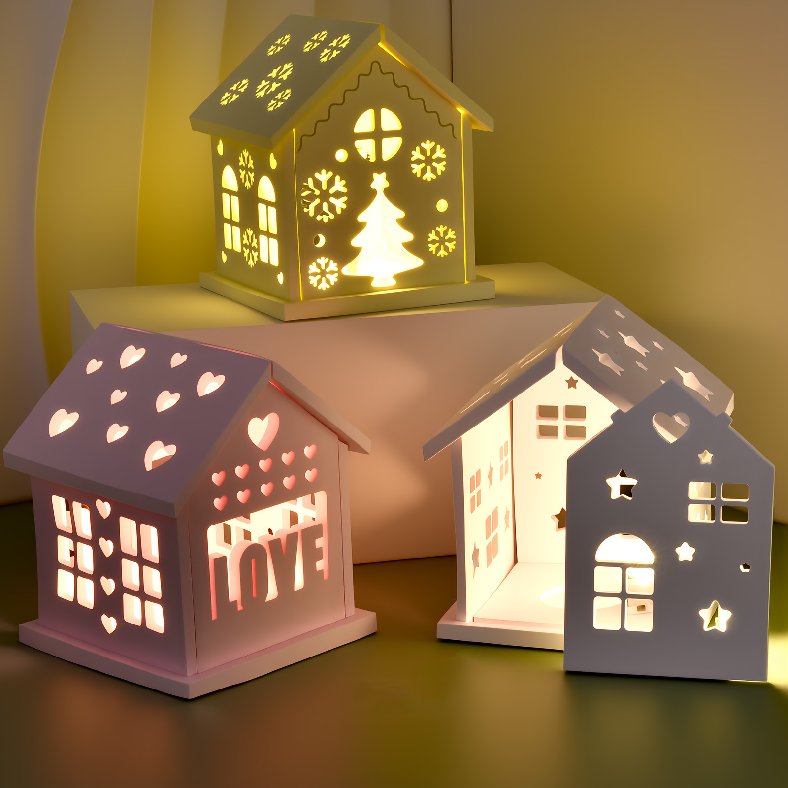 3D House Silicone Mold DIY Chr - Holiday Candle Set recension och pris