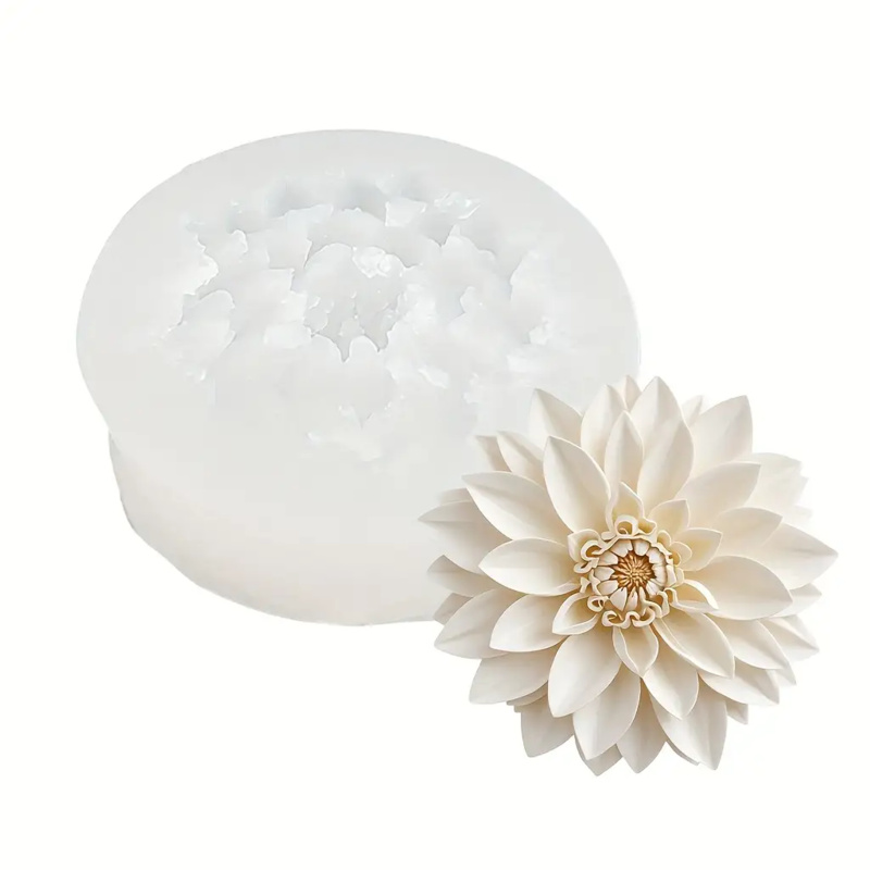 Lotus Flower Silicone Mold，For - Holiday Candle Set recension och pris