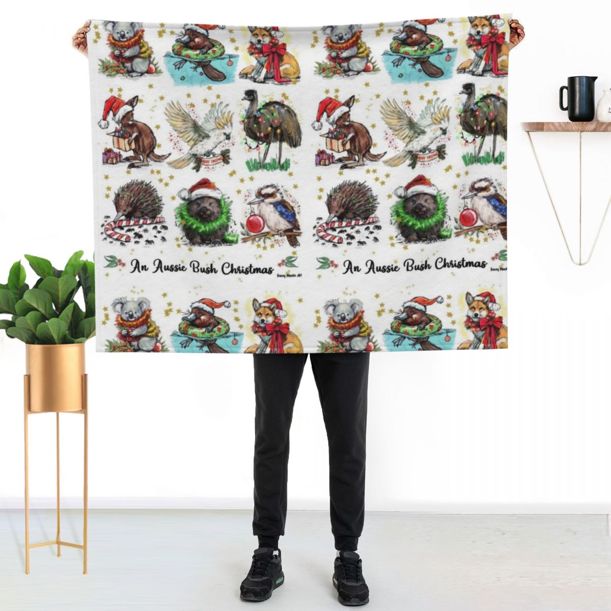 An Aussie Bush Christmas Throw - Christmas Throw Blanket recension och pris