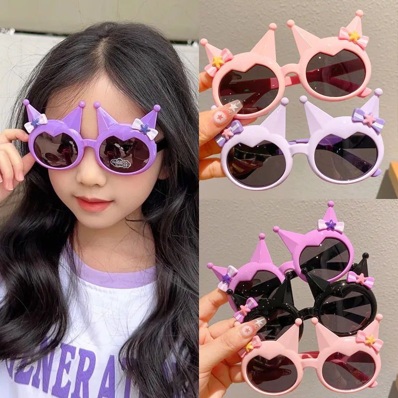 Cute Cartoon Sunglasses Kawaii - Ribbon Bow Gift recension och pris