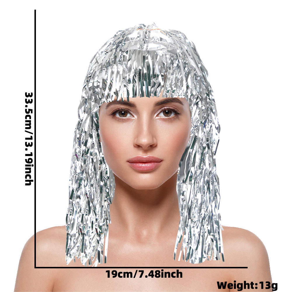 Cosplay Disco Wig Foil Tinsel  - Tinsel Garland Decoration recension och pris