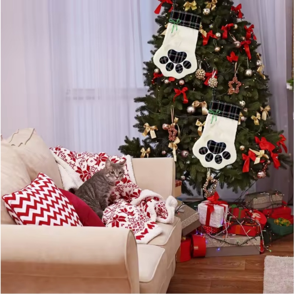 Christmas Socks New Year Decor - Christmas Stocking Hanging recension och pris