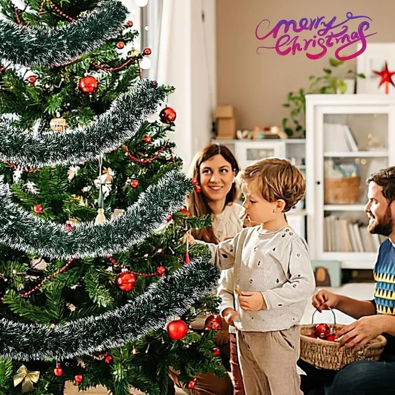 Christmas Tinsel Ribbons Strip - Tinsel Garland Decoration recension och pris