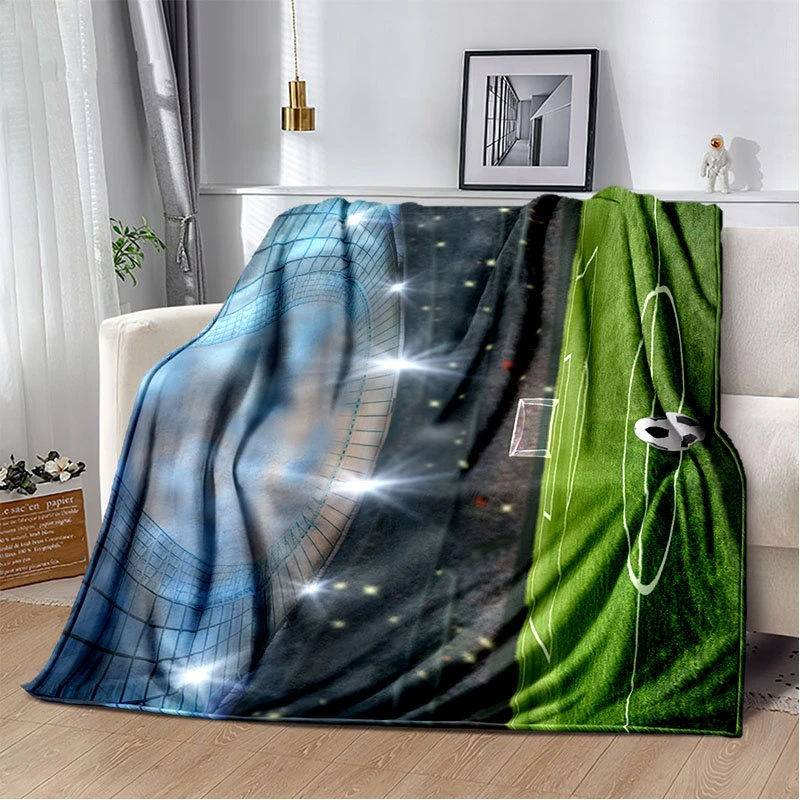 Soccer Ball Field Football Goa - Christmas Throw Blanket recension och pris