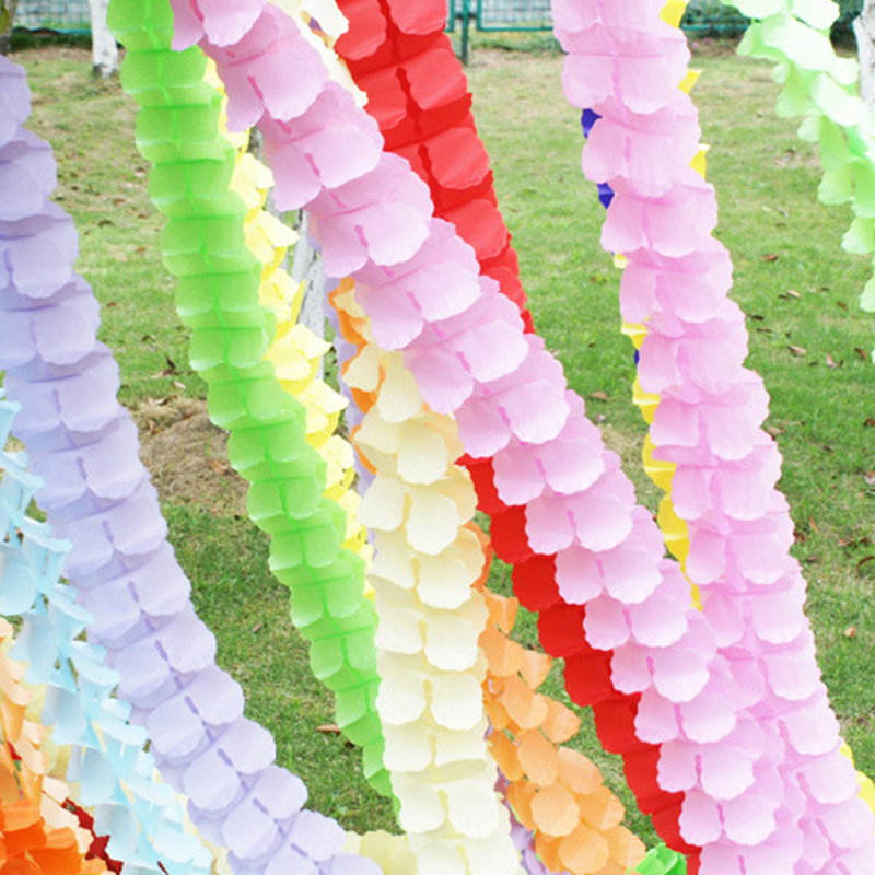 1pcs 3m Four Leaf Clover Paper - Tinsel Garland Decoration recension och pris