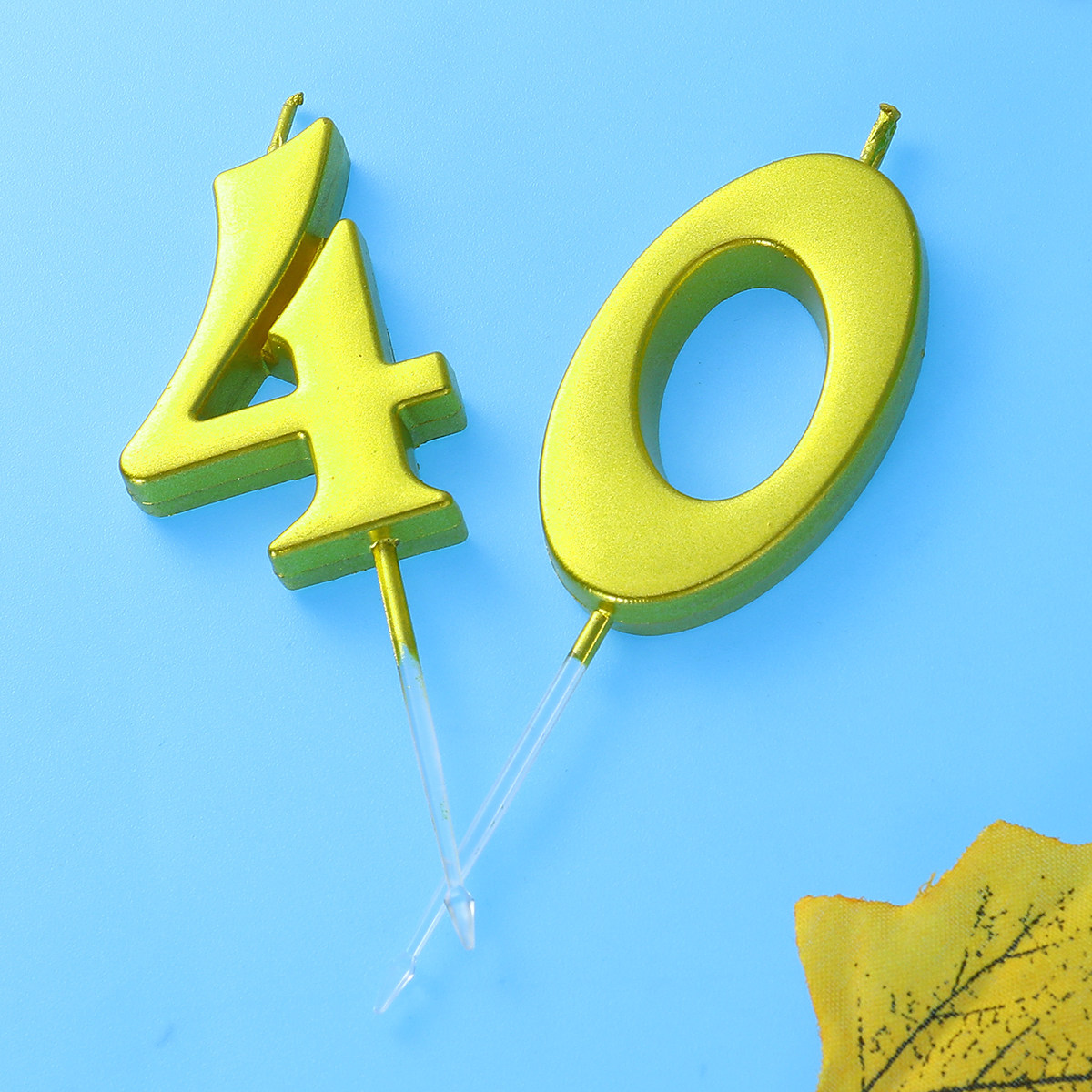 2Pcs 40 Birthday Number Candle - Holiday Candle Set recension och pris