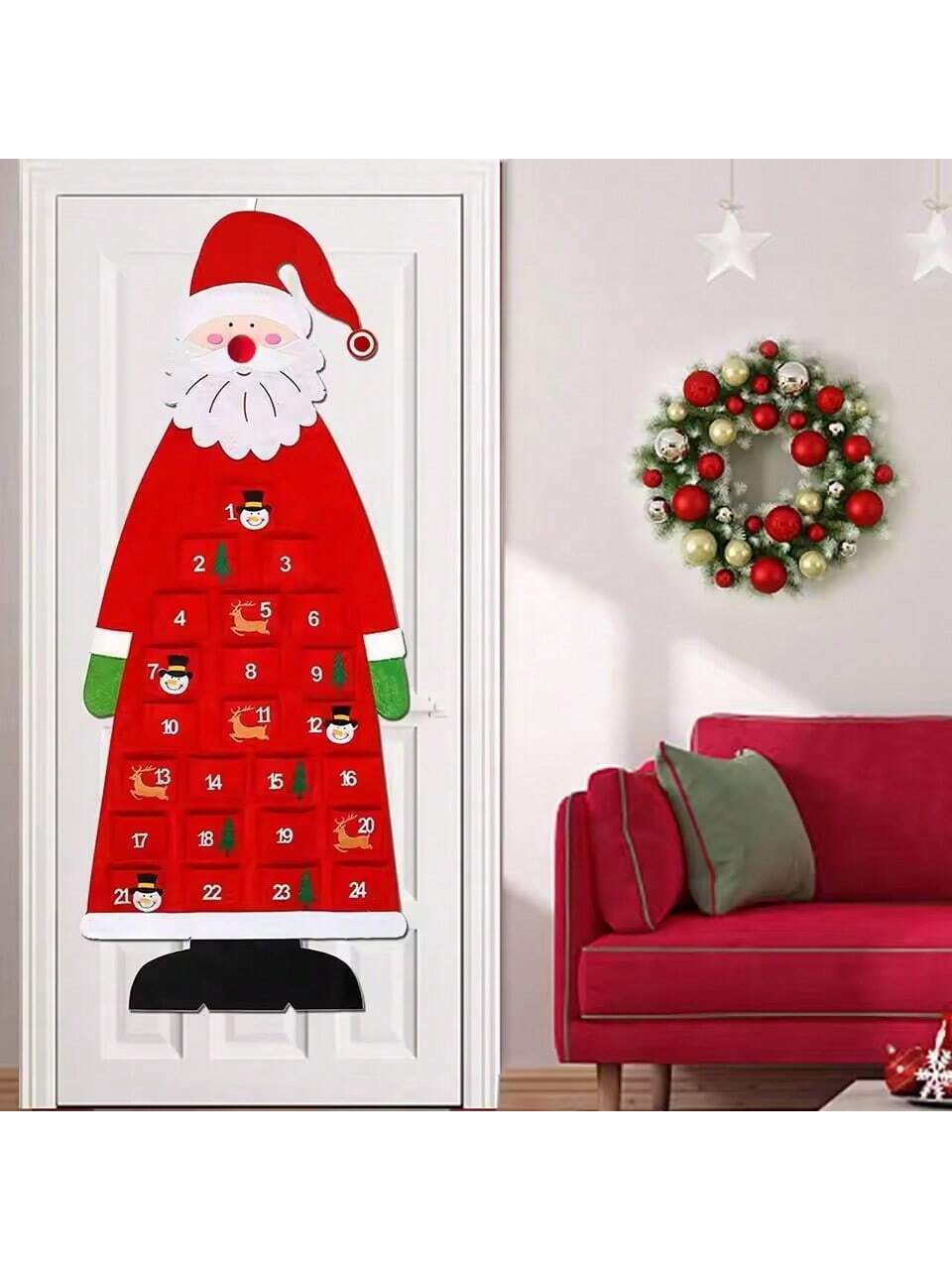 Christmas Felt Advent Calendar - Advent Calendar Gift recension och pris