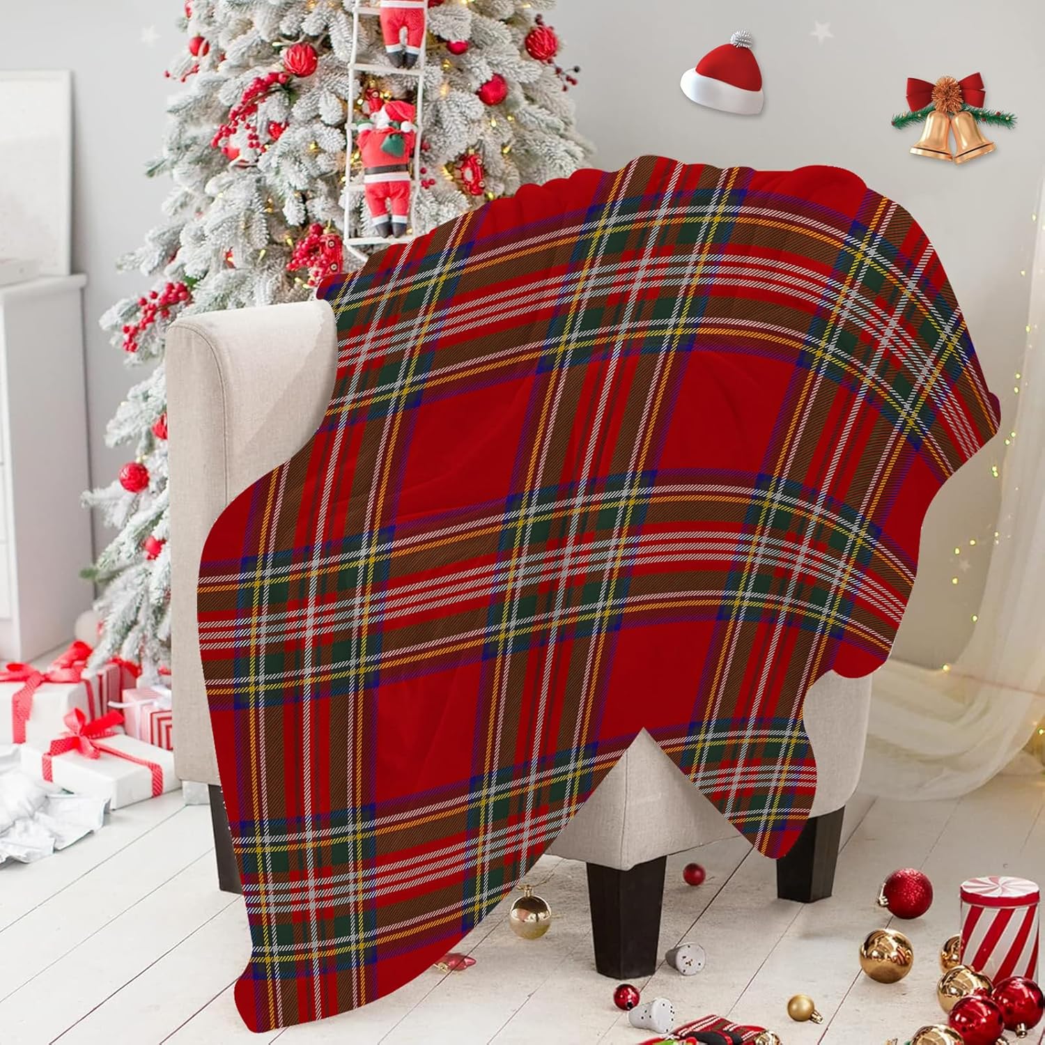 Christmas Plaid Throw Blankets - Christmas Throw Blanket recension och pris