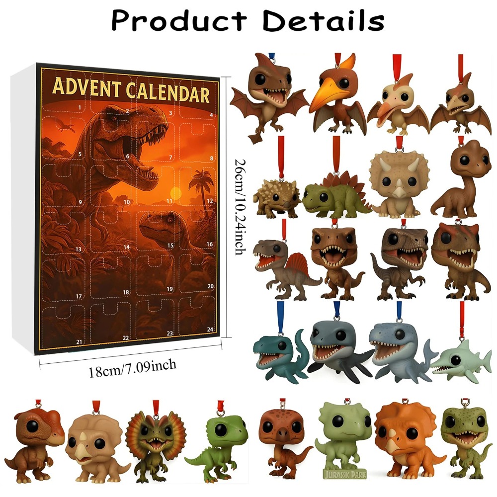 Dinosaur Park Christmas Countd - Advent Calendar Gift recension och pris