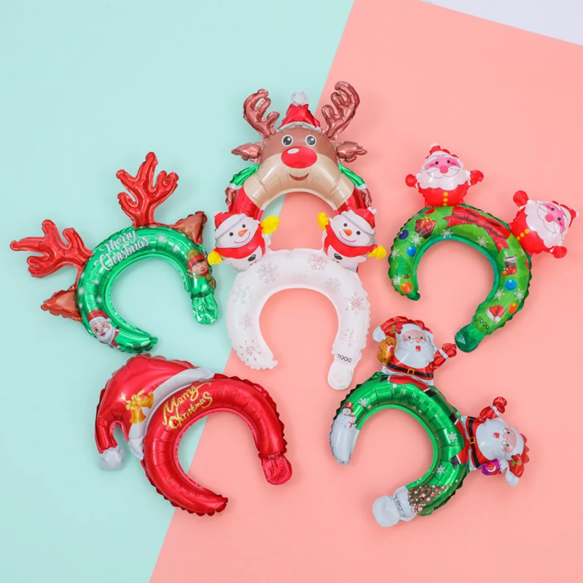 Christmas Inflatable Headbands - Reindeer Antlers Headband recension och pris