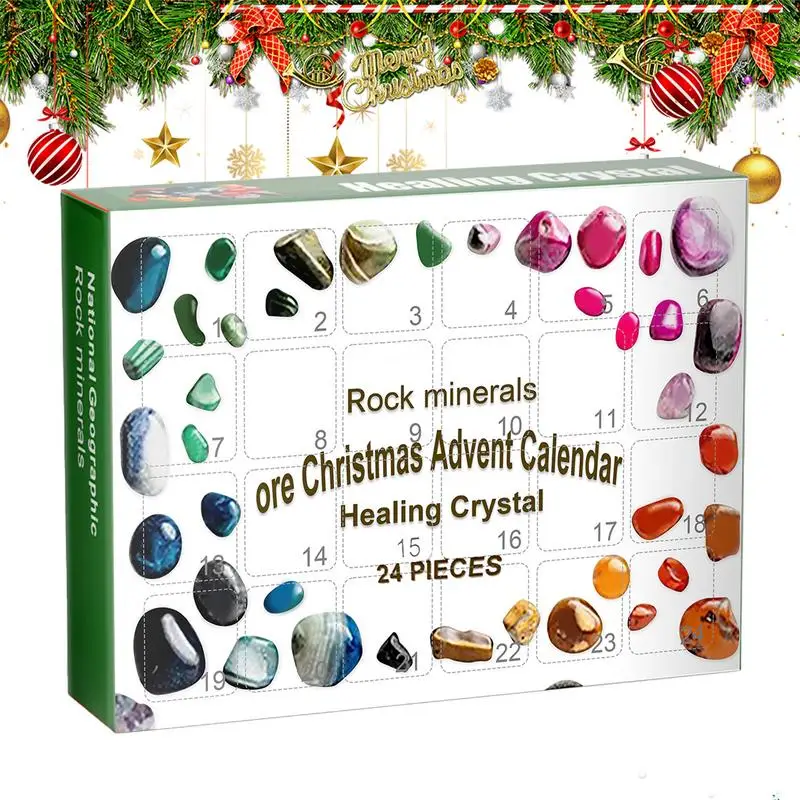 24 Day Stone Advent Calendar R - Advent Calendar Gift recension och pris