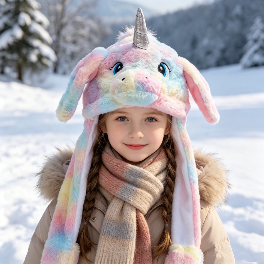 Unicorn Plush Hat with Moving  - Santa Hat Plush recension och pris