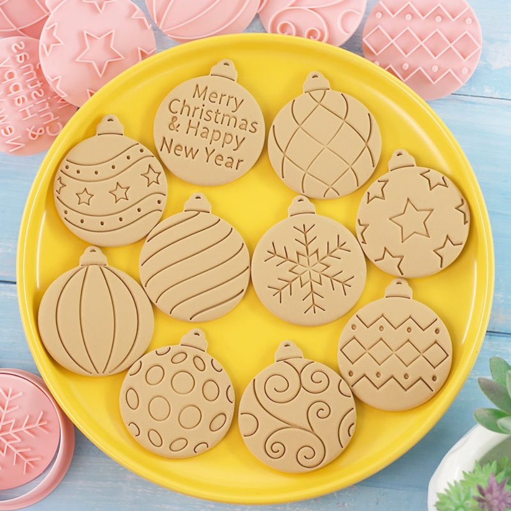 11Pcs Christmas Ornament Cooki - Ornament Ball Set recension och pris