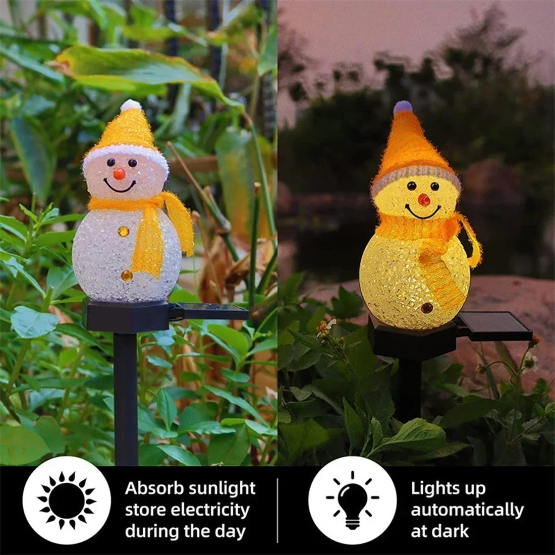 Christmas Snowman Solar Garden - Christmas Lights Outdoor recension och pris