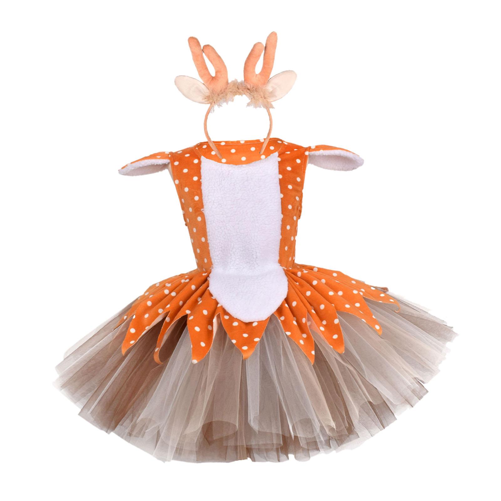 Reindeer Costume Dress Animal  - Reindeer Antlers Headband recension och pris