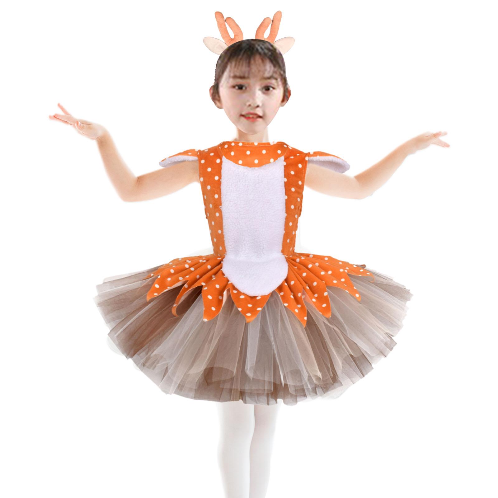 Reindeer Costume Dress Animal  - Reindeer Antlers Headband recension och pris